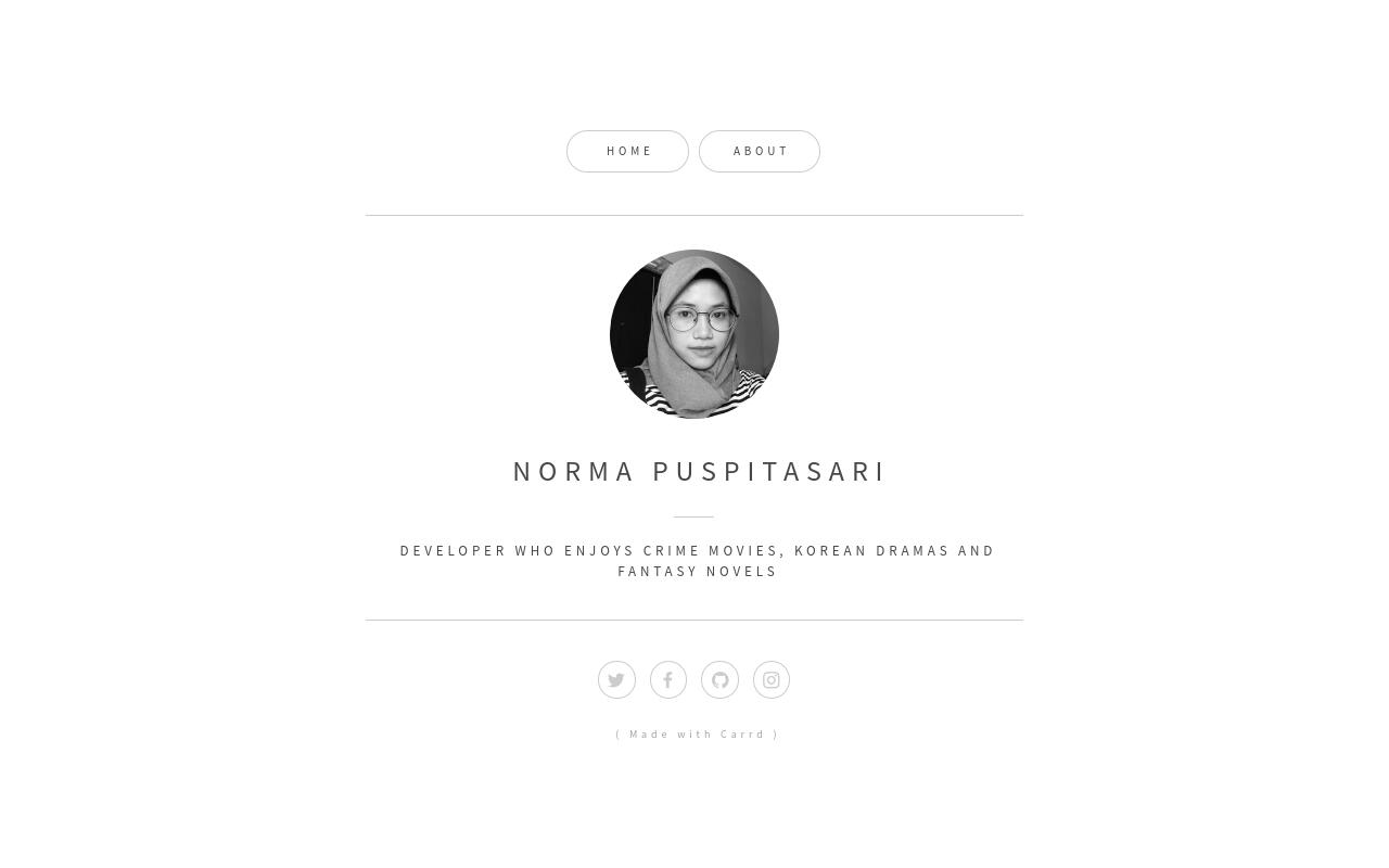 Carrd profile picture for @norma
